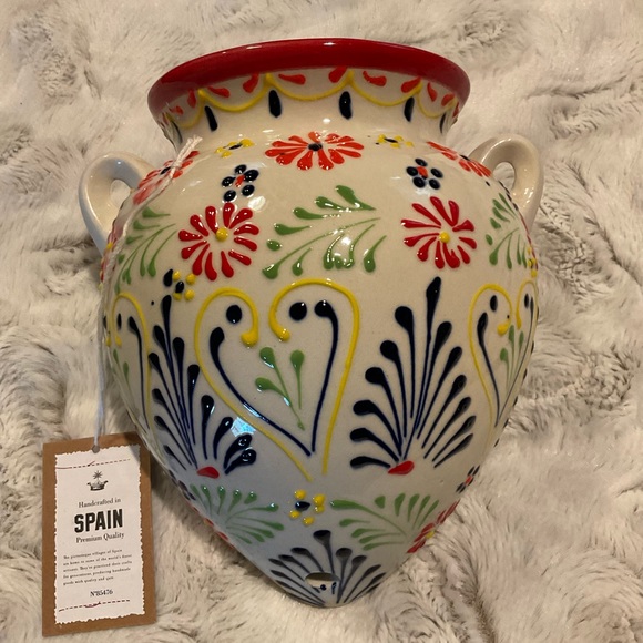 IVANROS Other - IVANROS Hand Painted in Spain Ceramic Wall Vase/Planter